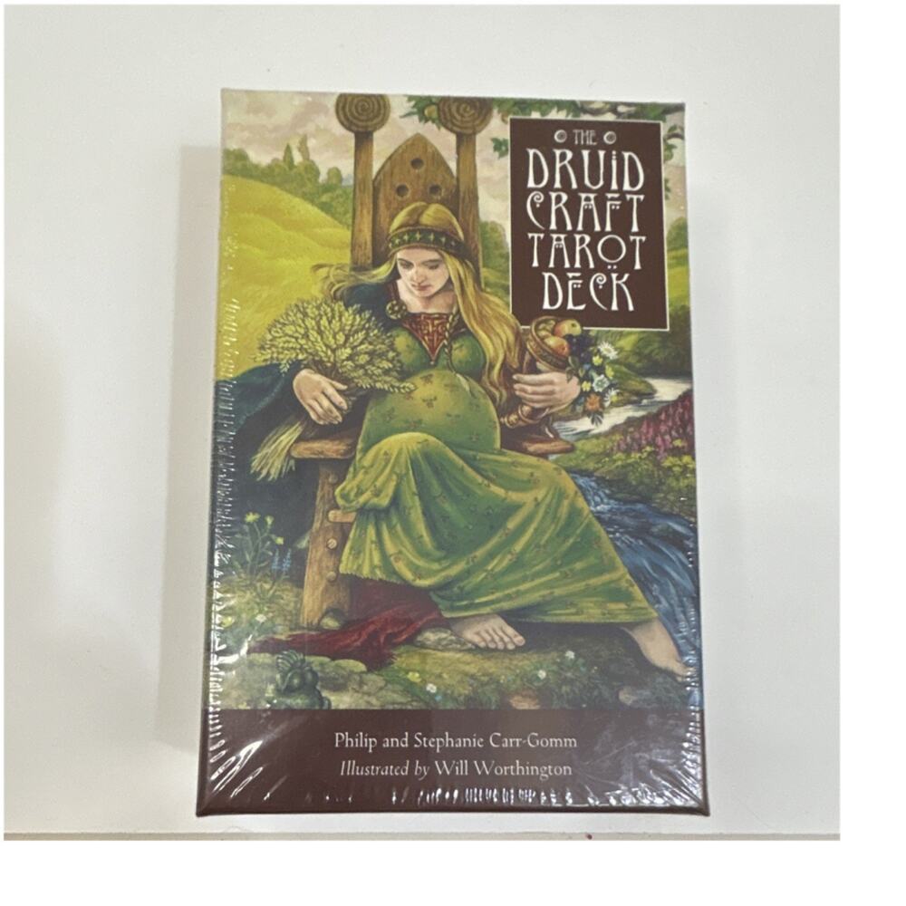 Sealed DruidCraft Tarot Deck by Philip Carr-Gomm & Will Worthington Red Wheel